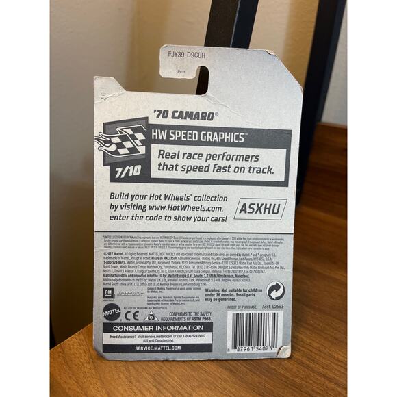 Hot Wheels Lot of 4-’64 Corvette,’69 Dodge Coronet, ’70 Camaro, ’67 Firebird MOC - Picture 7 of 14